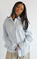 IZAR - Chemise à cordons ajustables Baby Blue