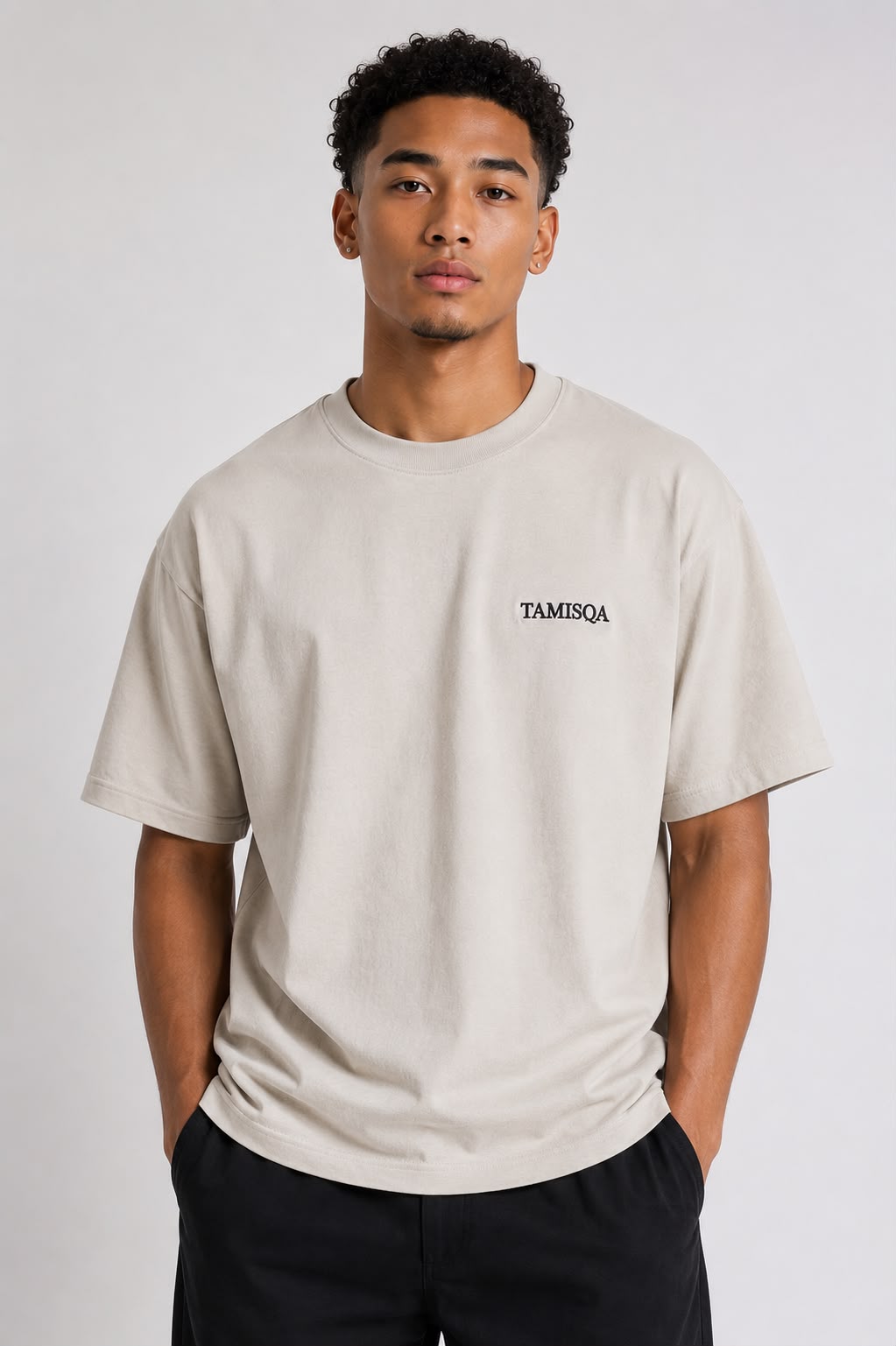 NAMA - T-Shirt Homme Beige